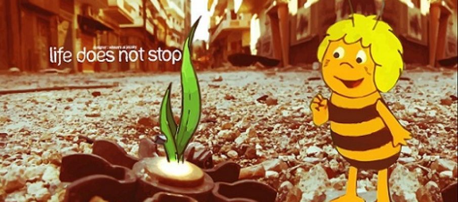 la vita non si ferma Siria, colpi d’artista