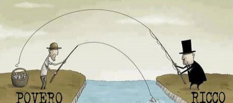 Poveri-e-ricchi La crisi avanza e i ricchi crescono