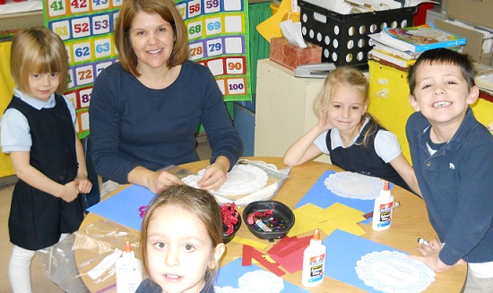 Bambini nel Kindergarten