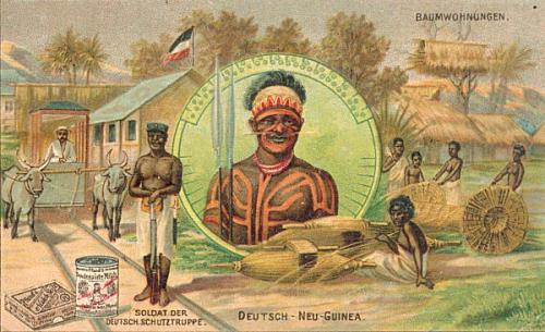 Una cartolina quando Papua Nuova Guinea era una colonia tedesca